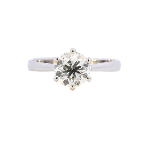 18ct White Gold 1.51ct Diamond Solitaire Ring
