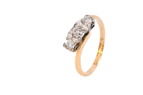 Antique 18ct Gold 0.50ct Diamond Ring (SHJ20-214)