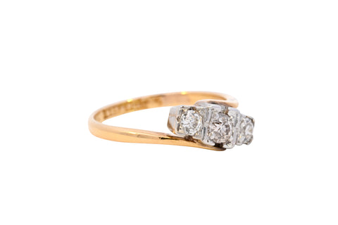 Antique 18ct Gold 0.50ct Diamond Ring (SHJ20-214)