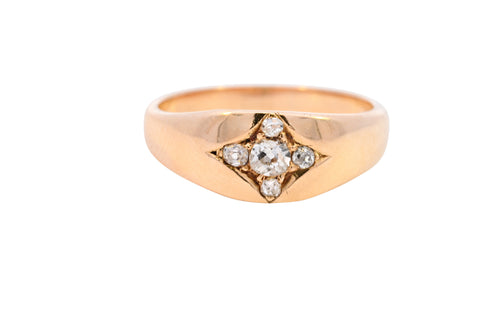 Antique 15ct Gold 0.25ct Diamond Ring (SHJ20-364)