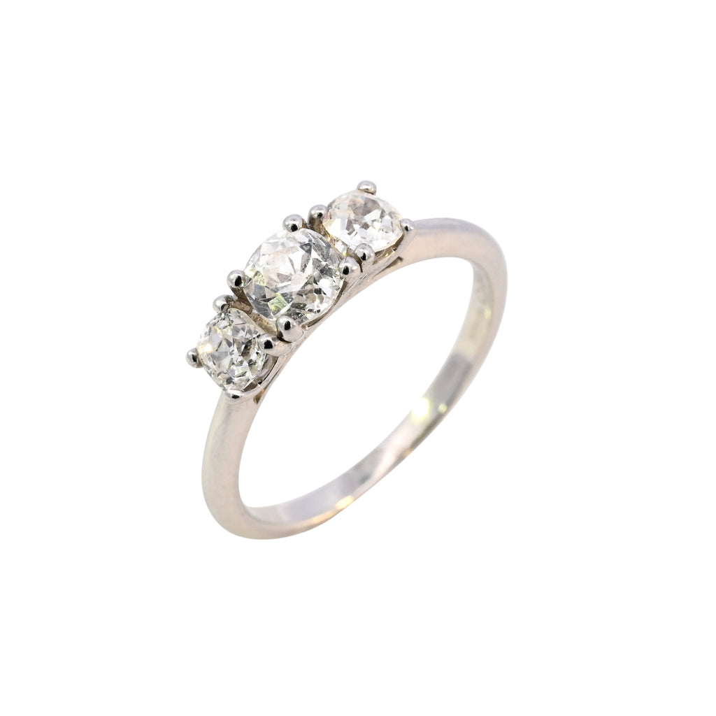 Platinum 1.14ct Diamond 3 Stone Ring (SH22-118)