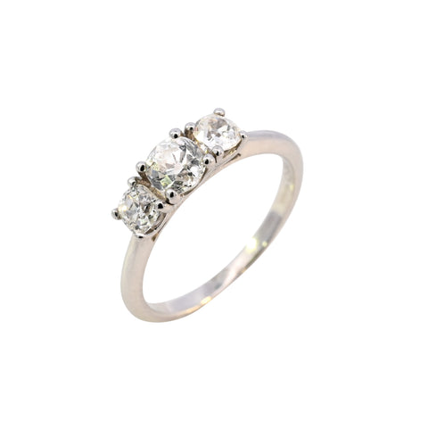 Platinum 1.14ct Diamond 3 Stone Ring (SH22-118)