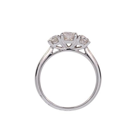 Platinum 1.14ct Diamond 3 Stone Ring (SH22-118)
