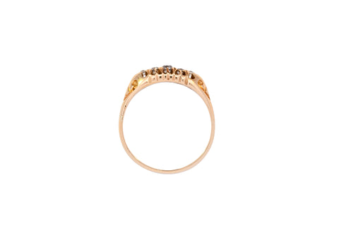 Antique 18ct Gold 0.20ct Diamond Ring (SH22-245)
