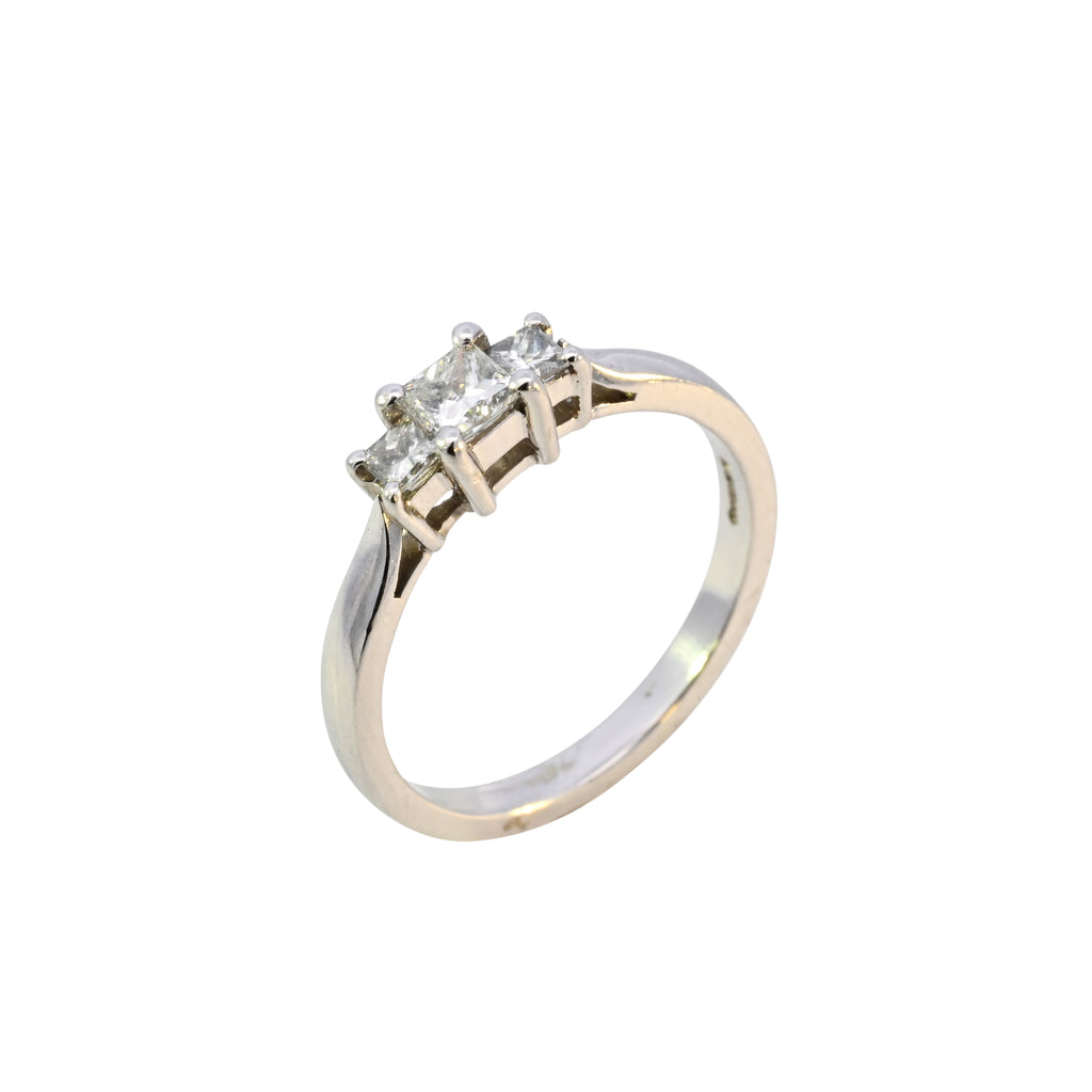 Platinum 0.50ct Princess Cut Diamond Ring (SH22-297)