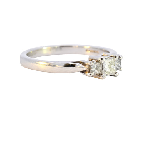 Platinum 0.50ct Princess Cut Diamond Ring (SH22-297)
