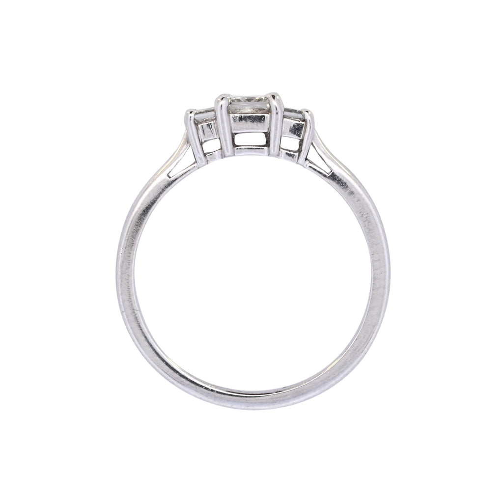 Platinum 0.50ct Princess Cut Diamond Ring (SH22-297)