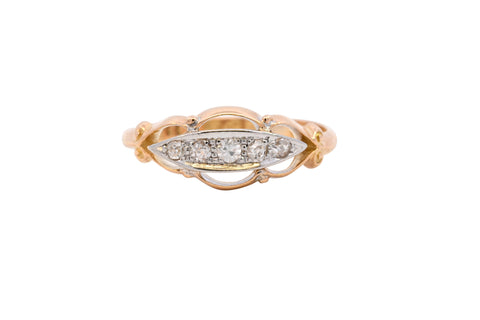 Antique 18ct Gold Chester 1919 Diamond Ring (SH23-171)