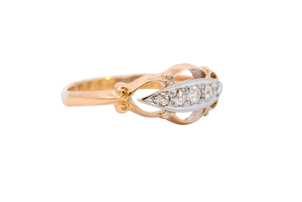 Antique 18ct Gold Chester 1919 Diamond Ring (SH23-171)