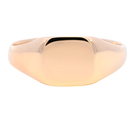 18ct Yellow Gold Birm 1919 Cushion Shaped Signet (SH23-232)