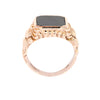 9ct Yellow Gold Onyx Ornate Signet (SH23-437)