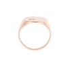 9ct Yellow Gold Diamond Set Cusion Shaped Signet (SH24-014)