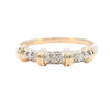 9ct Yellow Gold Diamond Set Ring (SH24-061)