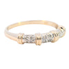 9ct Yellow Gold Diamond Set Ring (SH24-061)
