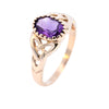 9ct Yellow Gold Amethyst Ring (SH24-065)