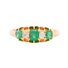 Antique 18ct Gold Emerald & Diamond Ring (SH24-070)