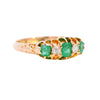 Antique 18ct Gold Emerald & Diamond Ring (SH24-070)