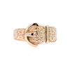 9ct Yellow Gold Buckle Ring (SH24-073)