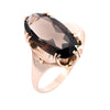 9ct Yellow Gold Smokey Quartz Ring