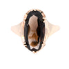 9ct Yellow Gold Smokey Quartz Ring (SH24-086)