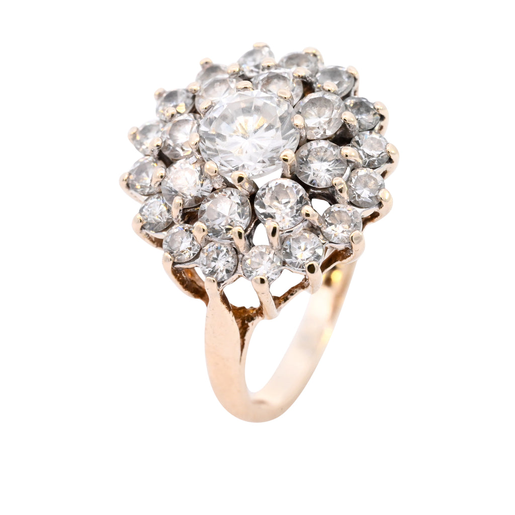 9ct Yellow Gold Cubic Zirconia Ring (SH24-087)