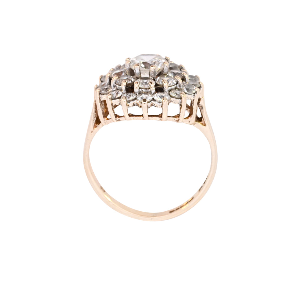 9ct Yellow Gold Cubic Zirconia Ring