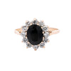 9ct Yellow Gold Sapphire & Cubic Zirconia Ring (SH24-089)