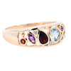 9ct Yellow Gold Multi Stone Band Ring (SH24-095)