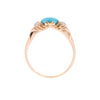 Antique 18ct Gold Turquoise & Diamond Ring (SH24-101)