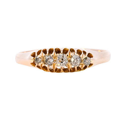 Antique 18ct Gold Chester 1902 0.25ct Diamond Ring (SH24-109)