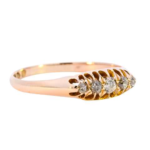 Antique 18ct Gold Chester 1902 0.25ct Diamond Ring (SH24-109)
