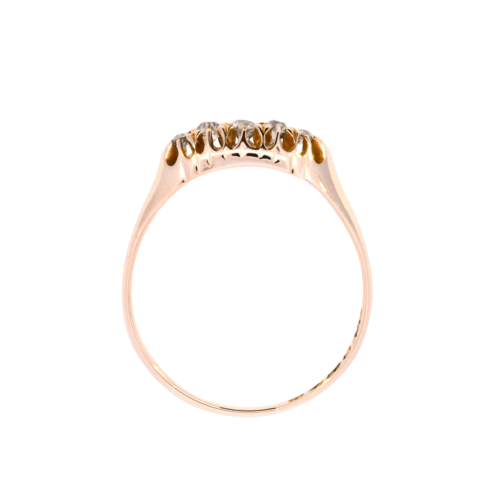 Antique 18ct Gold Chester 1902 0.25ct Diamond Ring (SH24-109)