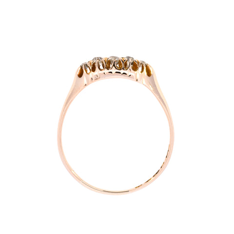 Antique 18ct Gold Chester 1902 0.25ct Diamond Ring (SH24-109)