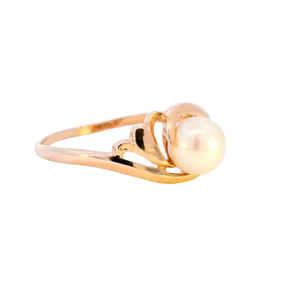9ct Yellow Gold Cultured Pearl Ring (SH24-111)
