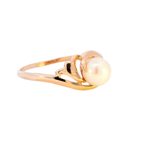 9ct Yellow Gold Cultured Pearl Ring (SH24-111)