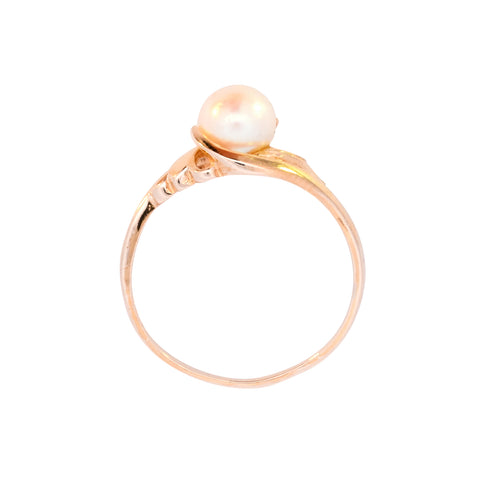 9ct Yellow Gold Cultured Pearl Ring (SH24-111)