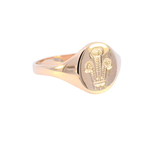 9ct Yellow Gold London 1994 Signet (SH24-153)