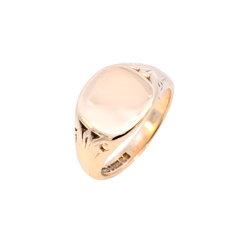 9ct Yellow Gold Birmingham 1967 Signet (SH24-164)