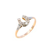 Antique 18ct & Plat 0.15ct Diamond Horseshoe Ring (SH24-180)