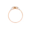 Antique 18ct & Plat 0.15ct Diamond Horseshoe Ring (SH24-180)