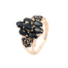 9ct Yellow Gold Sapphire Cluster Ring (SH24-019)