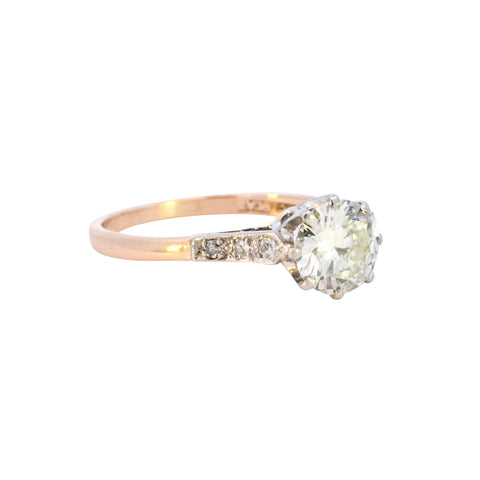 18ct Yellow Gold 1.03ct Diamond Solitaire Ring (SH24-196)
