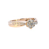 9ct Two Tone Gold 0.25ct Diamond Cluster Ring (SH24-197)