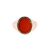 9ct Yellow Gold Carnelian set Signet (SH24-208)