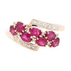 9ct Yellow Gold Ruby & Diamond Ring (SH24-024)