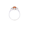 18k White Gold Citrine & Diamond Ring (SH24-027)