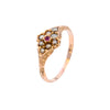 Antique 15ct Gold Ruby & Pearl Ring (SH24-028)