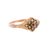 Antique 15ct Gold Ruby & Pearl Ring (SH24-028)