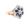 18ct Yellow Gold Sapphire & Diamond Ring (SH24-030)