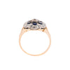 18ct Yellow Gold Sapphire & Diamond Ring (SH24-030)
